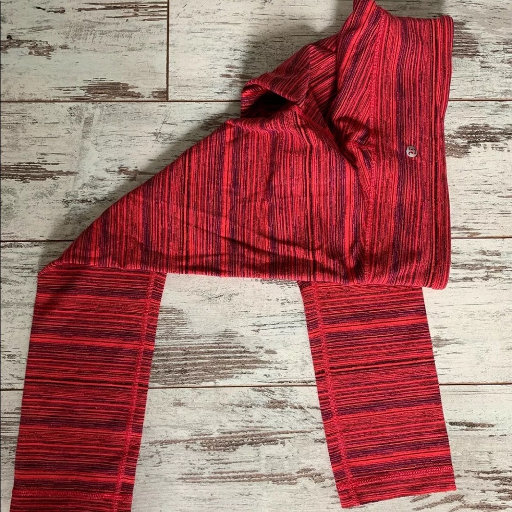 Red lululemon leggings